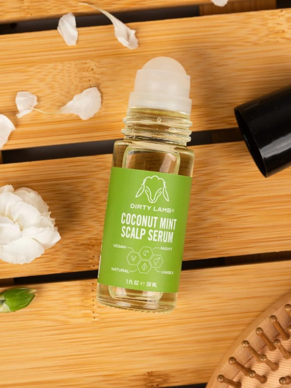 Dirty Lamb Coconut Mint Scalp Serum - Green Bottle